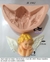 Molde de Silicone - Anjo com mão no rosto 10x6cm