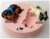 Molde de Silicone - Kit com 02 Cachorros Pequenos Deitados