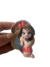 Molde de Silicone - Kit Mini Boneca Doll Vick + Olhos resinados Jolie PP