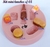Molde de Silicone - Lanches com 05 Refrigerante, Milk Shake, Sanduíche, Hambúrguer e Batata Frita 1cm a 2cm