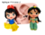 Molde Silicone - Aplique Boneca Mini Princess 2- Vestido e Calça - comprar online