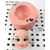 Molde de Silicone - Kit Rosto Boneca Doll + Olhos Resinados 480P