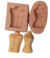 Molde de Silicone - Kit Bustos - Busto Feminino e Busto Masculino Corpos Bonecos Homem Mulher