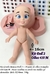 Molde de Silicone - Kit Boneca Doll 02 Corpo Inteiro 16cm + Olhos Resinados 410M - comprar online