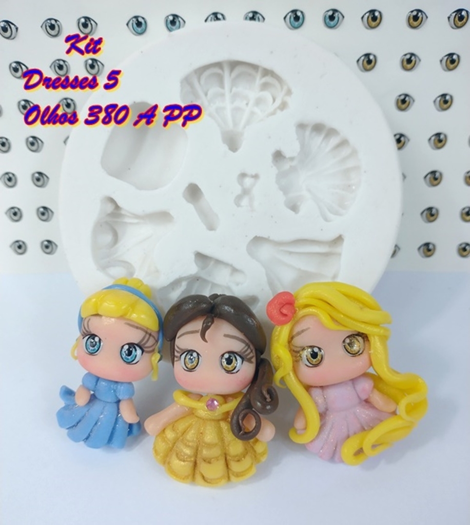 Molde de Silicone: Vestido da Barbie 6,0 x 6,5 cm  Palácio dos Moldes -  Palácio Dos Moldes - Moldes De Silicone Confeitaria Artesanatos