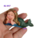 Molde de Silicone - Sereia deitada com mãos no rosto - Biscuit, Artesanato - comprar online
