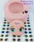 Molde de Silicone - Kit Rosto Toy 4cm + Olhos Resinados 537P