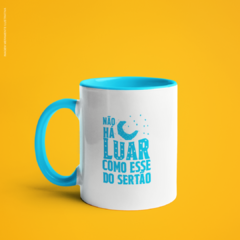 Caneca Luar do Sertão alça e interior coloridos