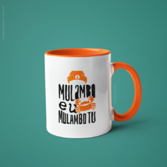 Caneca Mulambo Eu alça e interior coloridos - comprar online