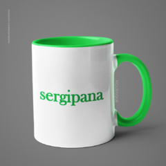 Caneca Sergipana alça e interior coloridos - loja online