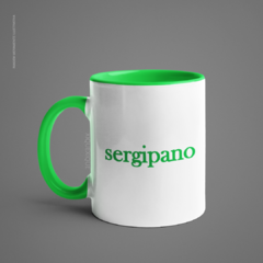 Caneca Sergipano alça e interior coloridos - XiqueXique