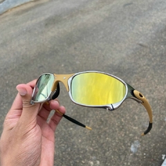 Xavier Lupass - Oakley Juliet 24k - Lentes gold brilho