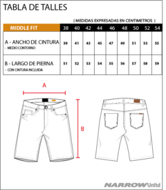 LULEA MIDDLE BERMUDA - 12316-232 - Narrow Jeans | Tienda Online Oficial