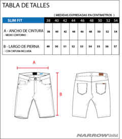 BERMUDA SLIM SPINHO - Narrow Jeans | Tienda Online Oficial