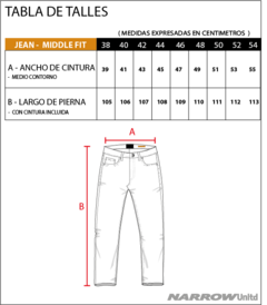 DRAMMEN MIDDLE JEAN - 13002-232 - Narrow Jeans | Tienda Online Oficial