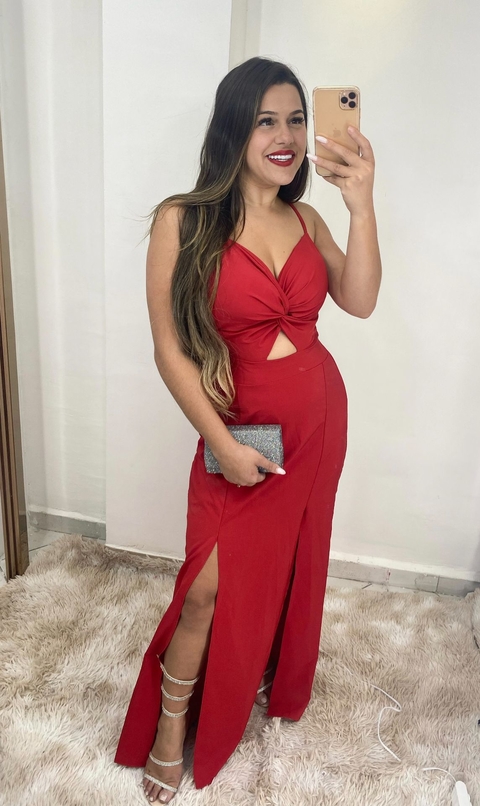 Vestido Alana Vermelho