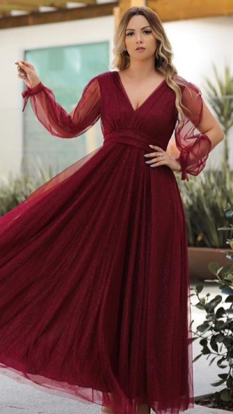 Vestidos Marsala