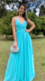 Vestido Sofia Azul Tiffany - ♡ Atelie Danieli Jeniffer |  Vestidos de Festa
