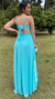 Vestido Sofia Azul Tiffany - comprar online