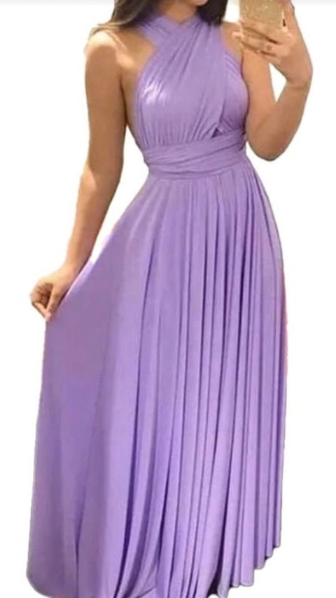 Vestido Infinity Multiformas Lilas Lavanda