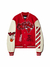 Jaqueta OFF-WHITE C/O Chicago Bulls Varsity Red/Cream