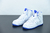 Nike Air Force 1 High White Royal Blue Contrast Stitch - loja online