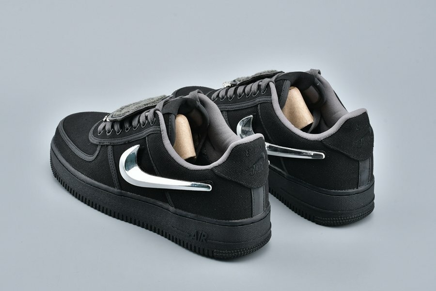 Air Force 1 Low X Travis Scott Black Reflective