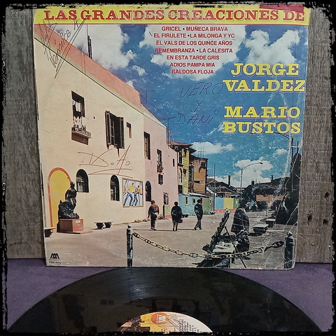 JORGE VALDEZ / MARIO BUSTOS - Las Grandes Creaciones - Ed ARG Vinilo / LP
