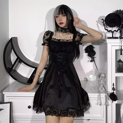 Vestido gothic doll punk - loja online