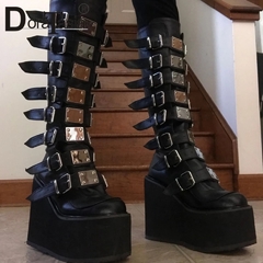 Bota demonia boots preta (réplica) - loja online