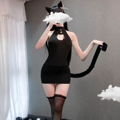 Vestido lingerie neko na internet