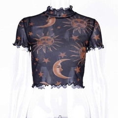 Cropped sun and moon - loja online