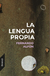 LA LENGUA PROPIA - Alfon Fernando