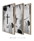 Conjunto de 3 Quadros Decorativos Faith, Hope and love - comprar online