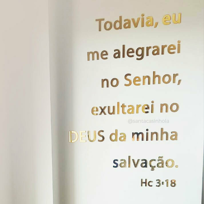 Quadro da Bíblia: Quadro Salmo 91 Letra Grande em Prata