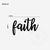 Letreiro Faith - comprar online