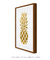 Quadro Decorativo Abacaxi Dourado na internet