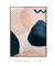 Quadro Decorativo Abstrato Rosa e Azul - comprar online