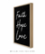 Quadro Decorativo Faith hope love