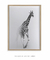 Quadro Decorativo Girafa Minimalista na internet