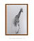 Quadro Decorativo Girafa Minimalista - comprar online