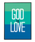 Quadro Decorativo God is love