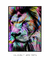 Quadro Decorativo Leão Colorido - loja online