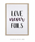 Quadro Decorativo Love never fails