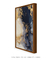 Quadro Decorativo Marmorizado Azul e Dourado na internet