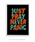 Imagem do Quadro Decorativo Never Panic