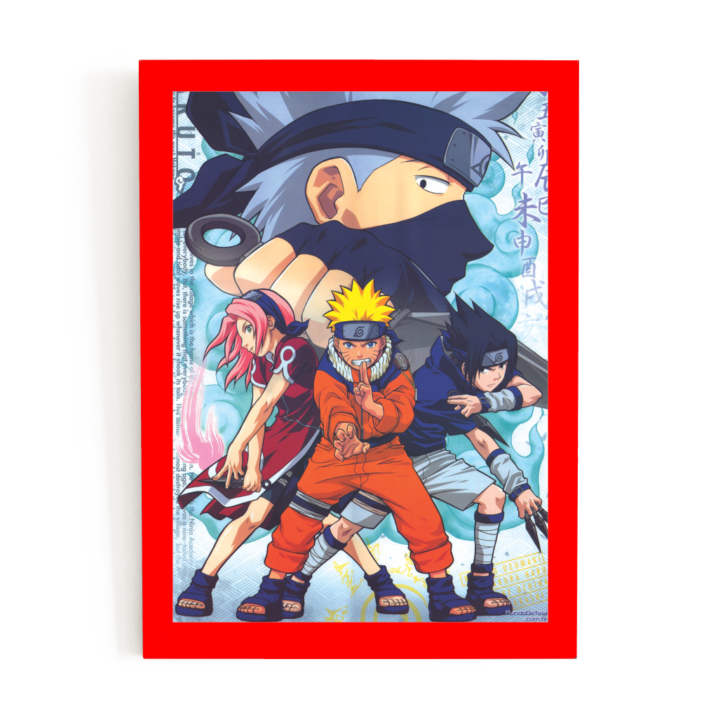 Caderno Personalizado A4 no Tema Naruto