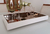 Bandeja Decorativa Flutuante Espelho Bronze 50x30 Off White Casa Uai na internet