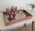 Bandeja Decorativa Flutuante Espelho Bronze 50X30 Rosê Metalizada Casa Uai - comprar online
