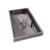 Bandeja Decorativa Flutuante Espelho Bronze 50x30 Fendi Casa Uai - comprar online